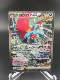 Pokemon TCG Roaring Moon ex Special Illustration Rare Paradox Rift 251/182 NM - Image 1
