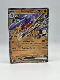 Cynthia's Garchomp EX 104/182 - Pokemon Destined Rivals - Near Mint Ultra Rare - Image 1