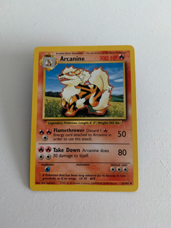 POKEMON ARCANINE BASE SET 23/102, WOTC. 1999. - Image 1