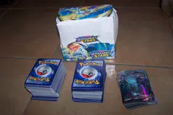 Sword & Shield Brilliant Stars Booster Box Pokemon TCG lightly used 260+ 33 VMAX - Image 1