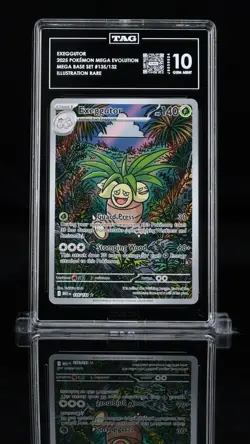 Pokemon TCG - Exeggutor 135/132 - ME01: Mega Evolution - HOLO RARE - TAG GRADED - Image 4