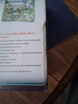 Pokemon Obsidian Flames Elite Trainer Box ETB New Sealed (Damaged) - Image 3
