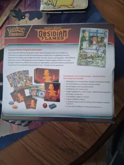 Pokemon Obsidian Flames Elite Trainer Box ETB New Sealed (Damaged) - Image 4