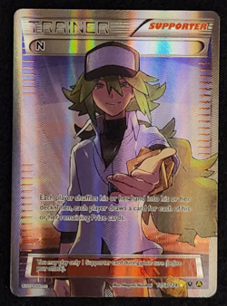 2017 Pokemon XY Premium Trainer Collection N (Supporter) #105A/124 Alt Art EX-NM - Image 1