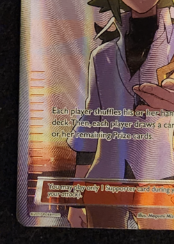 2017 Pokemon XY Premium Trainer Collection N (Supporter) #105A/124 Alt Art EX-NM - Image 5