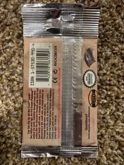 1999 Pokemon WOTC Fossil booster pack long crimp Aerodactyl art factory seal - Image 2