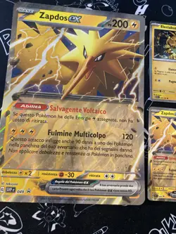 Pokemon • lotto Jumbo ZAPDOS EX • Promo • ITALIANO • 151 Near Mint NM HOLO - Image 2