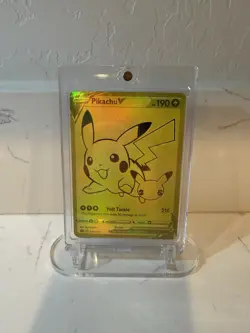 Pokemon Pikachu v Gold 25th Celebrations Premium Collection - Image 1