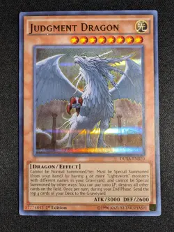 Yugioh - Judgment Dragon DUSA-EN070 1st Edition Ultra Rare NM - Image 1