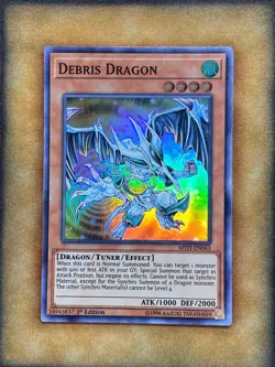Yugioh Debris Dragon MYFI-EN043 Super Rare 1st Ed NM - Image 1