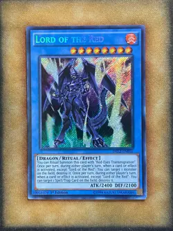 Yugioh Lord of the Red DRL2-EN016 Secret Rare 1st Ed NM - Image 1