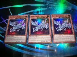 3x Blue-Eyes Jet Dragon 1st Edition Super Rare RA02-EN017 Yu-Gi-Oh! - Image 1