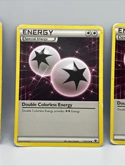 Pokemon Card - Double Colorless Energy - 114/124 - Fates Collide X3 Reg Poor - Image 3