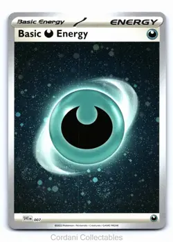 Darkness Energy SVE007 - Cosmos Holo Pokemon Card - 2 Swirls 🌀 - Image 1
