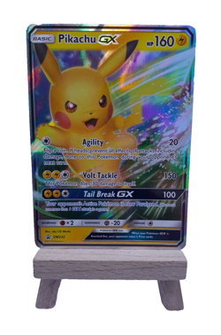 PIKACHU GX SM232 BLACK STAR PROMO HOLO STANDARD SIZE POKEMON CARD - Image 1