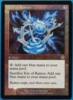 Eye of Ramos FOIL Mercadian Masques PLD Artifact Rare CARD (501136) ABUGames - Image 1