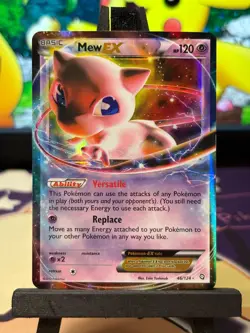 Mew EX 46/124 Dragons Exalted Holo Pokemon Card - NM - Image 1