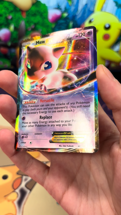Mew EX 46/124 Dragons Exalted Holo Pokemon Card - NM - Image 2
