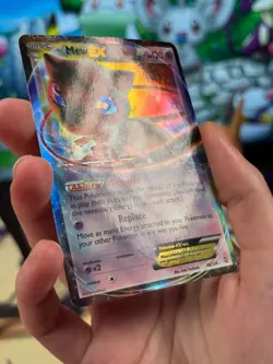Mew EX 46/124 Dragons Exalted Holo Pokemon Card - NM - Image 4