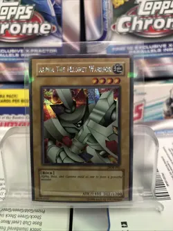 Yu-Gi-Oh! TCG Alpha the Magnet Warrior Secret Rare Card Dor-001 - Image 1