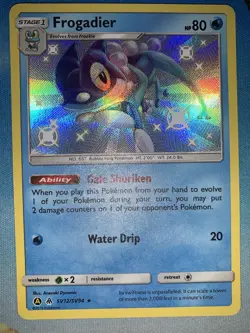 Frogadier SV12/SV94 Hidden Fates 2019 Pokemon Card - Image 1