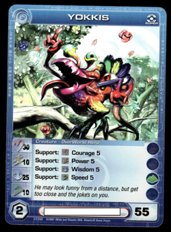 Chaotic 27/232 Yokkis Super Rare Holo Foil Card Max Courage Energy - Image 1