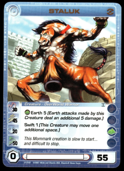 Chaotic 21/232 Staluk Copper Letters Rare Card Max Speed Energy - Image 1