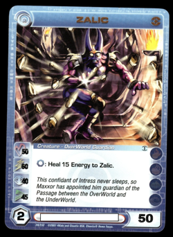 Chaotic 28/232 Zalic Copper Letters Rare Card Max Energy - Image 1