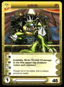 Chaotic 72/232 Ario Copper Letters Rare Card Max Speed Energy - Image 1