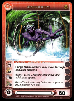 Chaotic 50/232 Skreeth Copper Letters Rare Card Max Wisdom Energy - Image 1