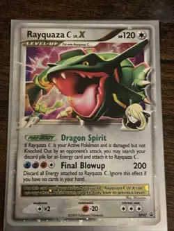 Rayquaza C LV.X DP47 pokemon cards TCG Diamond and Pearl Holo Clean - Image 1