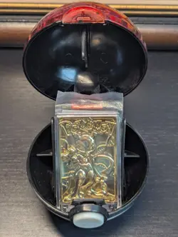 Pokemon 1999 ?? MEWTWO 23k Gold Plated Trading Card Burger King Promo +COA +Ball - Image 5