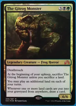The Gitrog Monster FOIL Shadows over Innistrad NM CARD (492417) ABUGames - Image 1