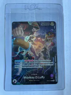 One Piece Card Game Monkey D Luffy OP05-060 PSA Magazine Exclusive SEALED NEW - Image 1