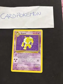 Pokemon Card Hypno 23/62 1St Fossil -Ita-no Holo-nm/mint! - Image 1