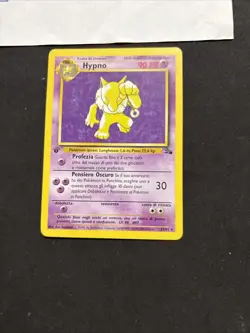 Pokemon Card Hypno 23/62 1St Fossil -Ita-no Holo-nm/mint! - Image 3