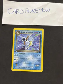 Pokemon Card Dark Blastoise 20/82 1ST-Team Rocket-Ita-No Holo-exc/nm! - Image 1