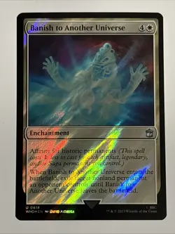 MTG Universes Beyond: Doctor Who Banish to Another Universe Surge Foil 0618 NM - Image 1