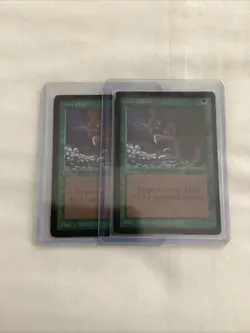 Magic The Gathering Beta Set Giant Growth - See Photos - MP - Image 4