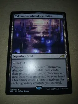 MTG - Takenuma, Abandoned Mire - NEO- Regular Rare - Image 3