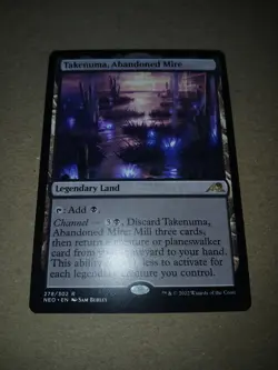 MTG - Takenuma, Abandoned Mire - NEO- Regular Rare - Image 5