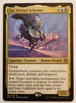 Zur, Eternal Schemer DMU #228 Mythic Regular NM+ - Image 1