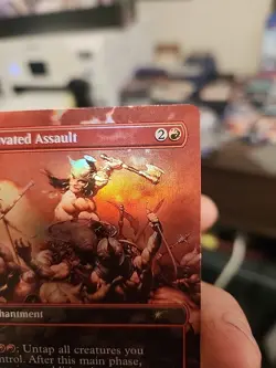 MTG Aggravated Assault Rainbow Foil Secret Lair Frank Frazetta 1983 NM SLD - Image 4