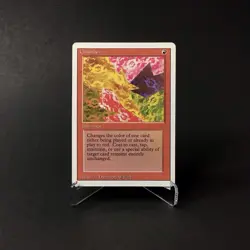 Magic: The Gathering Chaoslace MTG Revised Edition Vintage 1994 MP - Image 1