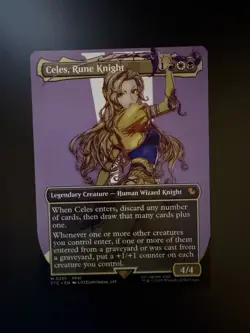 MTG Final Fantasy English Celes, Rune Knight Borderless 0201 Non-Foil - Image 1