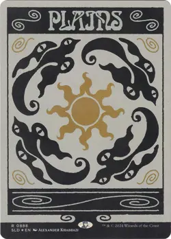 Plains (0888) (Rainbow Foil) 888 NM Foil Secret Lair Drop Series MTG EN - Image 1