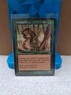 Magic The Gathering: Verdant Force - TMP - Rare - MTG Tempest - Image 1