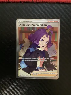 Acerola's Premonition TG24/TG30 Brilliant Stars Trainer Gallery Holo Pokemon NM - Image 1
