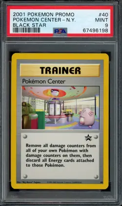 Pokemon Center 2001 N.Y. Pokemon Center Black Star Promo #40 PSA 9 Mint - Image 1