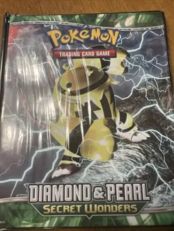 Pokemon Ultra Pro Diamond & Pearl 4 Pocket Portfolio Binder - Image 1